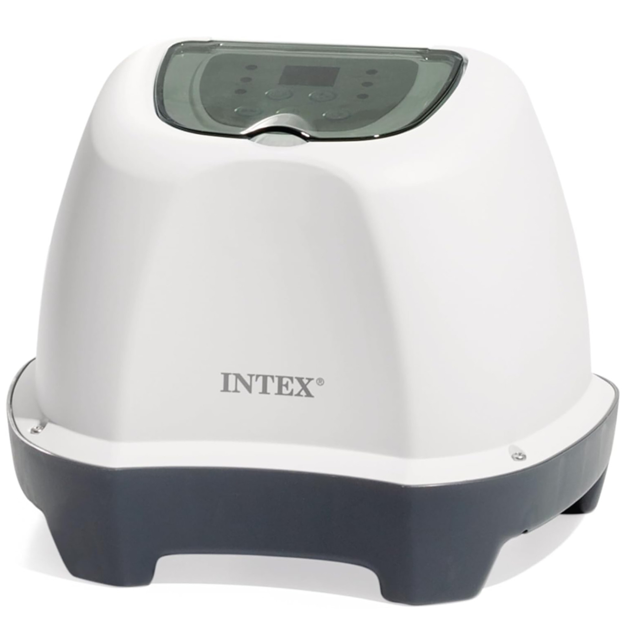 Intex Krystal Clear Saltwater Chlorine System, QS400, Sanitize Up To 4500 Gal Above Ground Pools, Filter Pump Connect, 26663EG